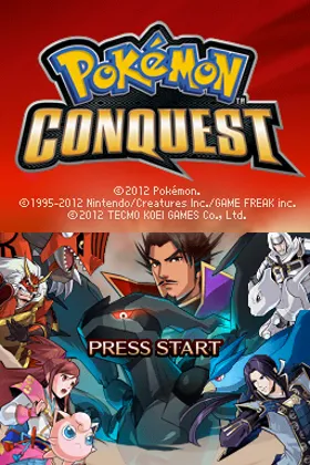 Pokemon Conquest (USA, Australia) (NDSi Enhanced) screen shot title